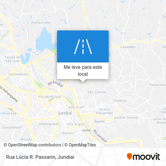 Rua Lúcia R. Passarin mapa
