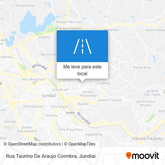 Rua Taurino De Araujo Coimbra mapa