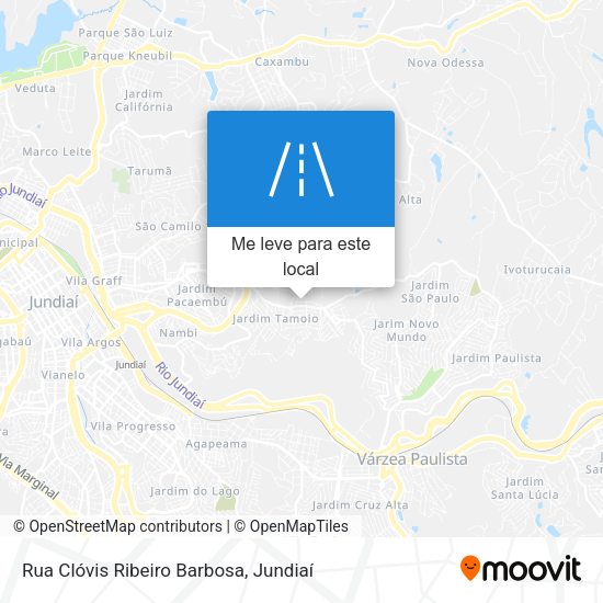 Rua Clóvis Ribeiro Barbosa mapa