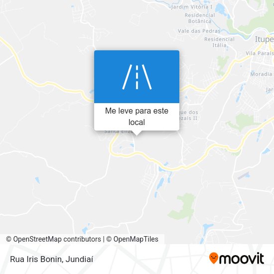Rua Iris Bonin mapa