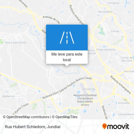 Rua Hubert Schledorn mapa