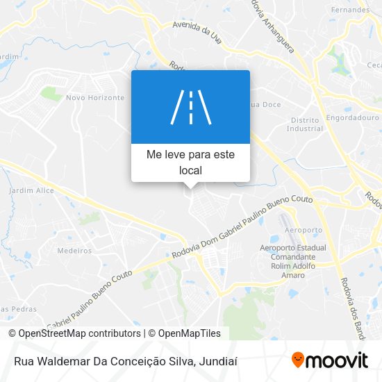 Rua Waldemar Da Conceição Silva mapa