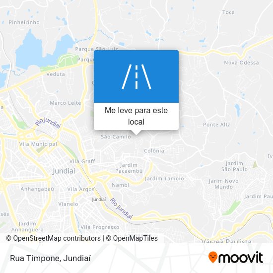 Rua Timpone mapa
