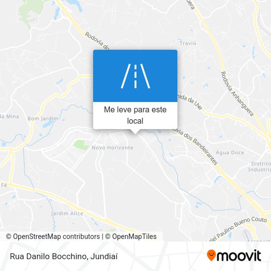 Rua Danilo Bocchino mapa