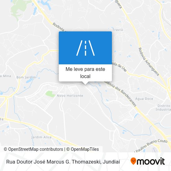 Rua Doutor José Marcus G. Thomazeski mapa