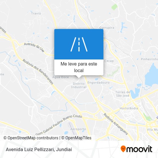Avenida Luiz Pellizzari mapa
