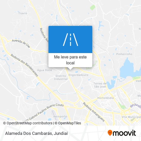 Alameda Dos Cambarás mapa