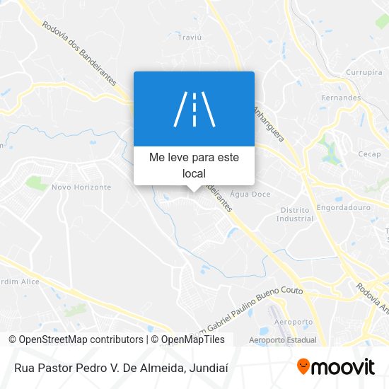 Rua Pastor Pedro V. De Almeida mapa