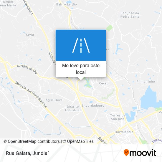 Rua Gálata mapa