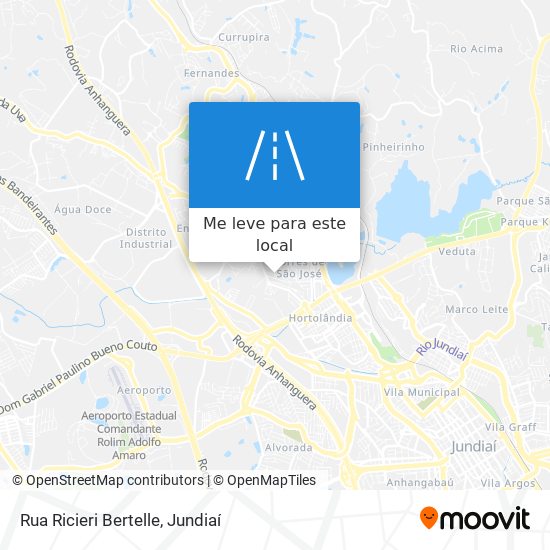 Rua Ricieri Bertelle mapa