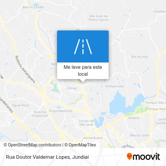 Rua Doutor Valdemar Lopes mapa