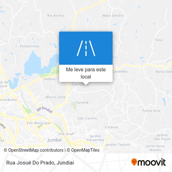 Rua Josué Do Prado mapa