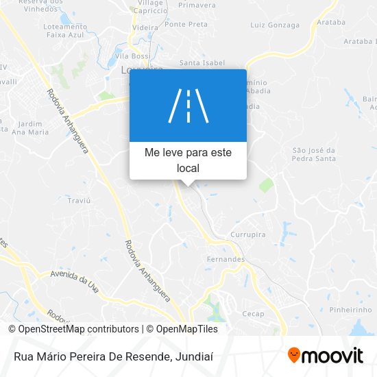 Rua Mário Pereira De Resende mapa