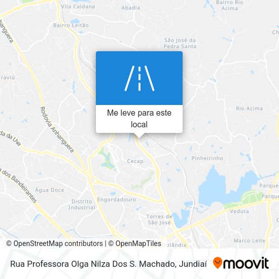 Rua Professora Olga Nilza Dos S. Machado mapa