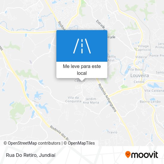 Rua Do Retiro mapa