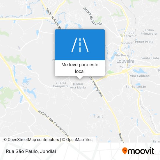 Rua São Paulo mapa