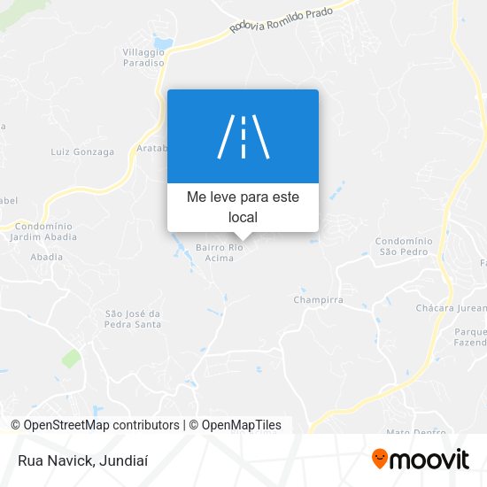 Rua Navick mapa