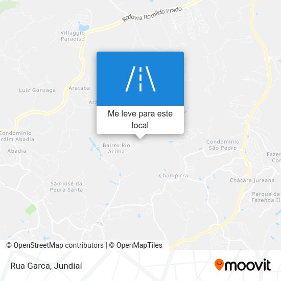 Rua Garca mapa