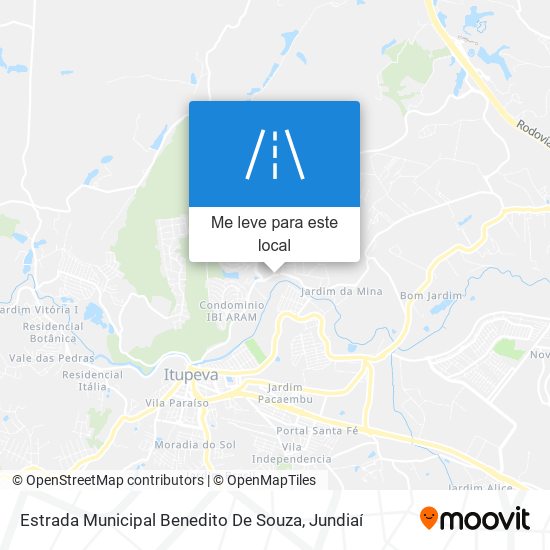 Estrada Municipal Benedito De Souza mapa