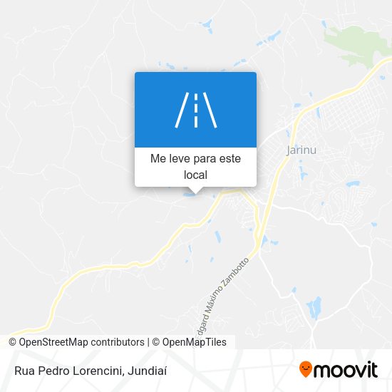 Rua Pedro Lorencini mapa