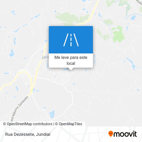 Rua Dezessete mapa