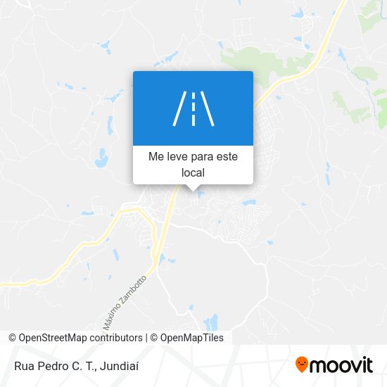 Rua Pedro C. T. mapa