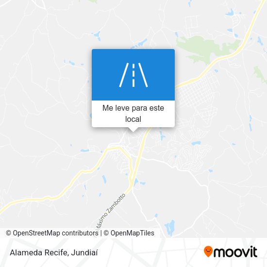 Alameda Recife mapa