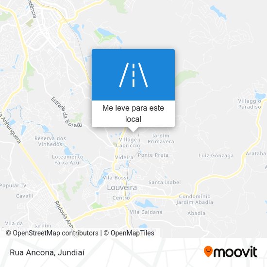 Rua Ancona mapa