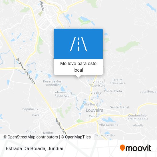 Estrada Da Boiada mapa