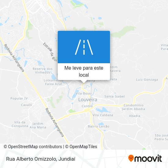 Rua Alberto Omizzolo mapa
