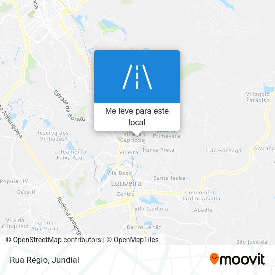 Rua Régio mapa