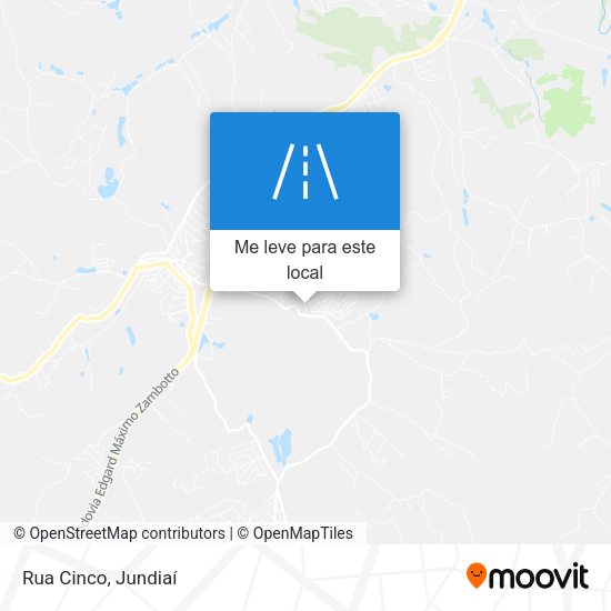 Rua Cinco mapa