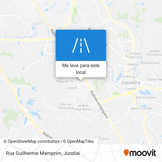 Rua Guilherme Mamprim mapa