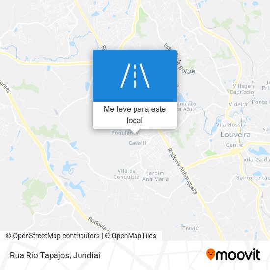 Rua Rio Tapajos mapa