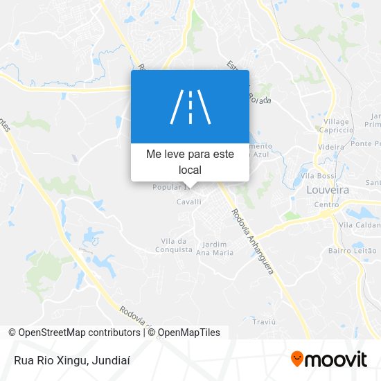 Rua Rio Xingu mapa