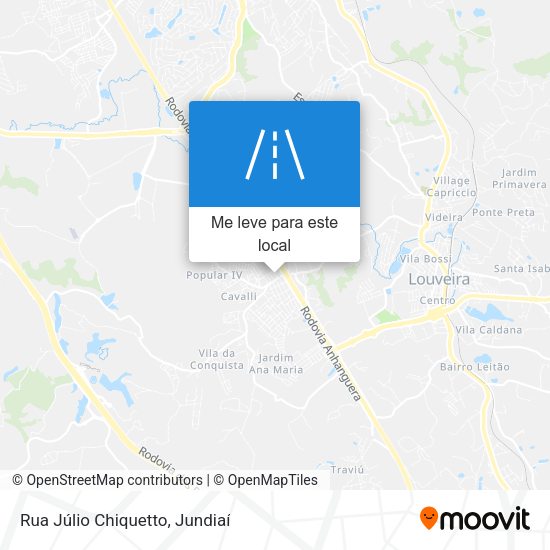 Rua Júlio Chiquetto mapa