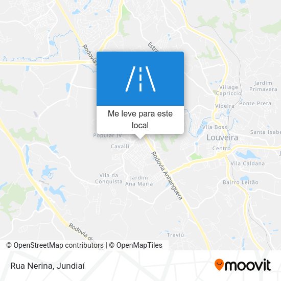Rua Nerina mapa