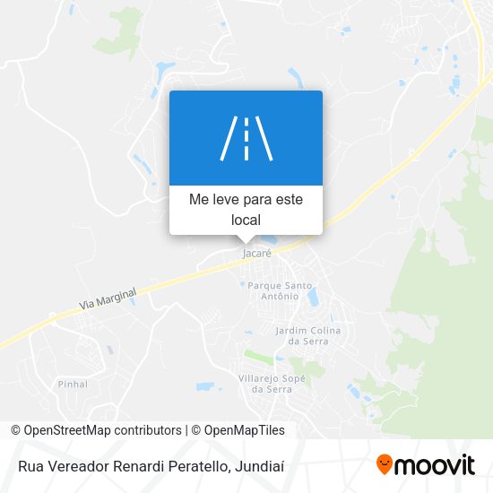 Rua Vereador Renardi Peratello mapa