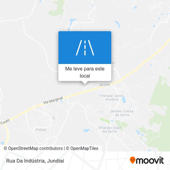Rua Da Indústria mapa