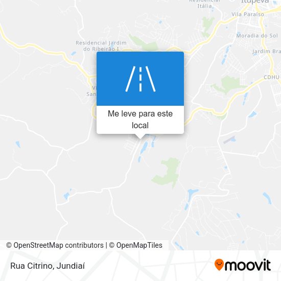 Rua Citrino mapa