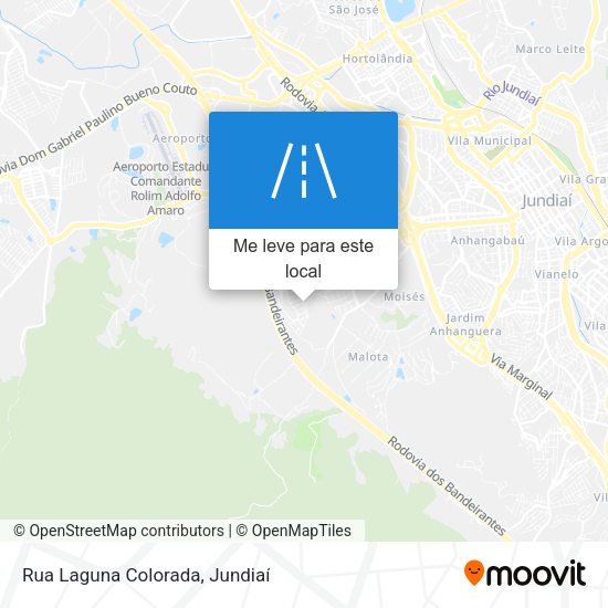 Rua Laguna Colorada mapa