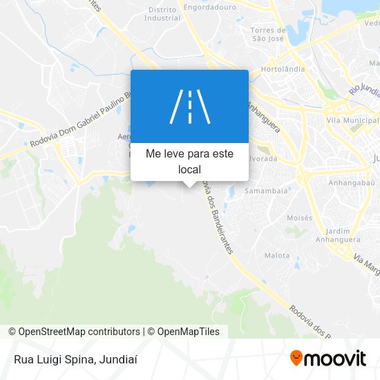 Rua Luigi Spina mapa