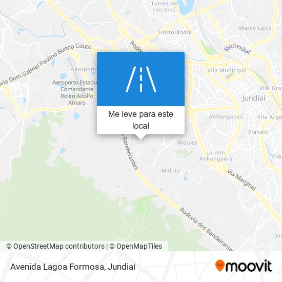 Avenida Lagoa Formosa mapa