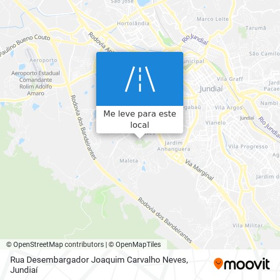 Rua Desembargador Joaquim Carvalho Neves mapa