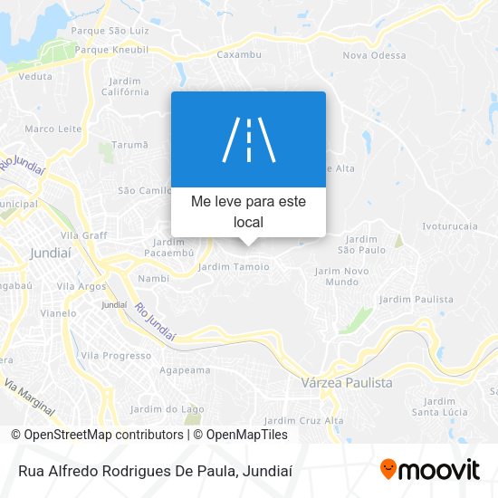 Rua Alfredo Rodrigues De Paula mapa