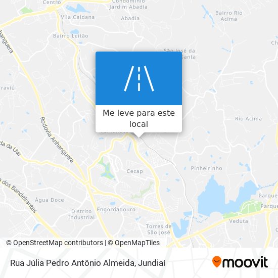 Rua Júlia Pedro Antônio Almeida mapa