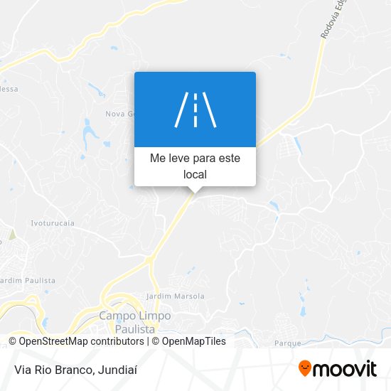 Via Rio Branco mapa