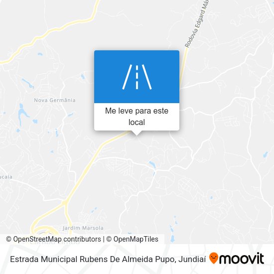 Estrada Municipal Rubens De Almeida Pupo mapa