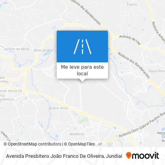 Avenida Presbítero João Franco De Oliveira mapa