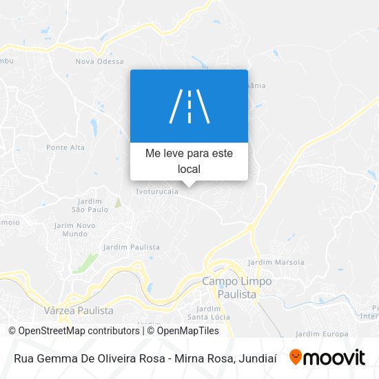 Rua Gemma De Oliveira Rosa - Mirna Rosa mapa